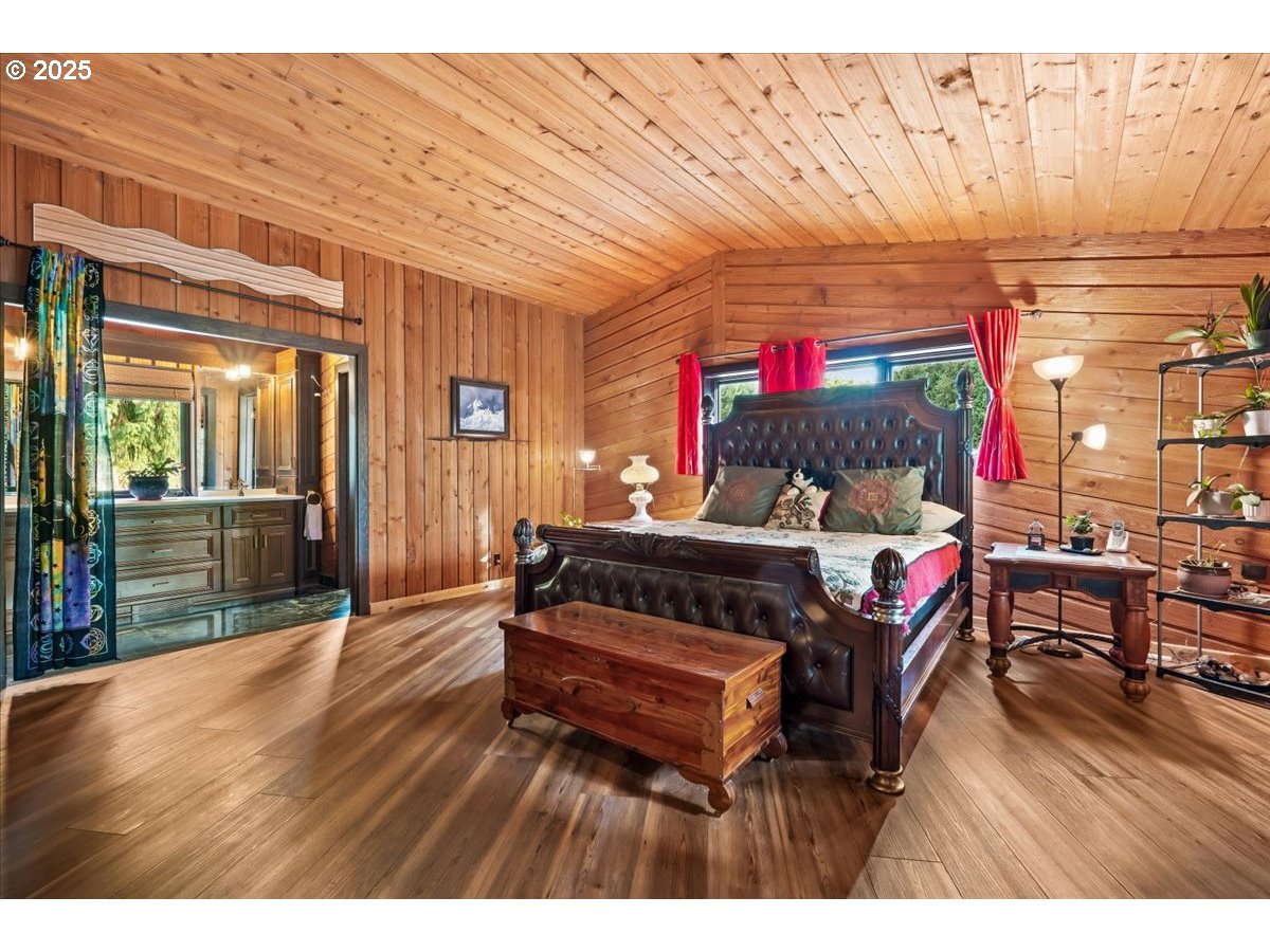 51720 Northwest Hayward Road Manning, OR 97125 - Photo 17 of 48 a living room with furniture and a wooden floor
