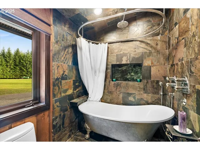 a view of gallery with windows