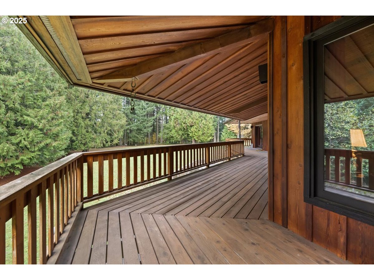 51720 Northwest Hayward Road Manning, OR 97125 - Photo 36 of 48 a view of balcony with wooden floor
