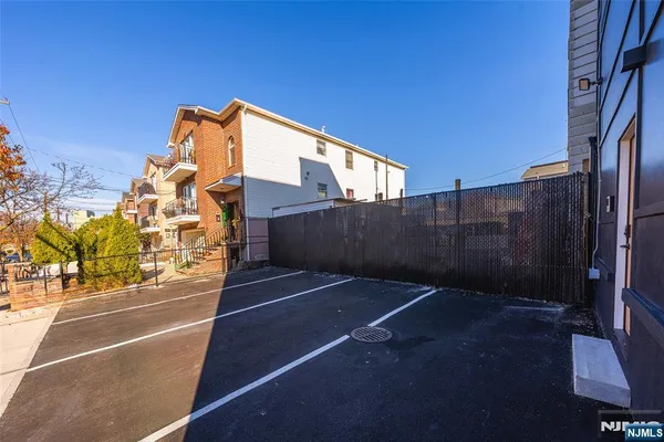 a car parked in front of a building