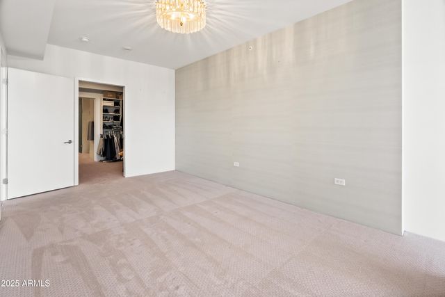 a view of empty room with a window