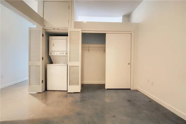 a view of a room with closet