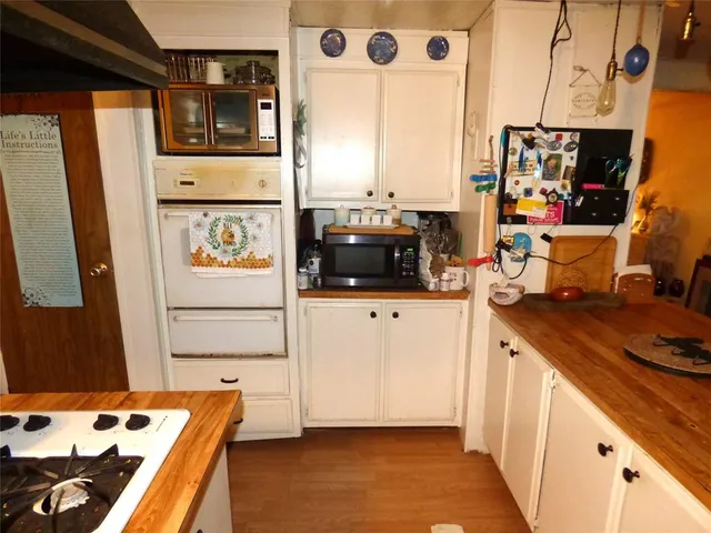 a view of a fireplace in a room