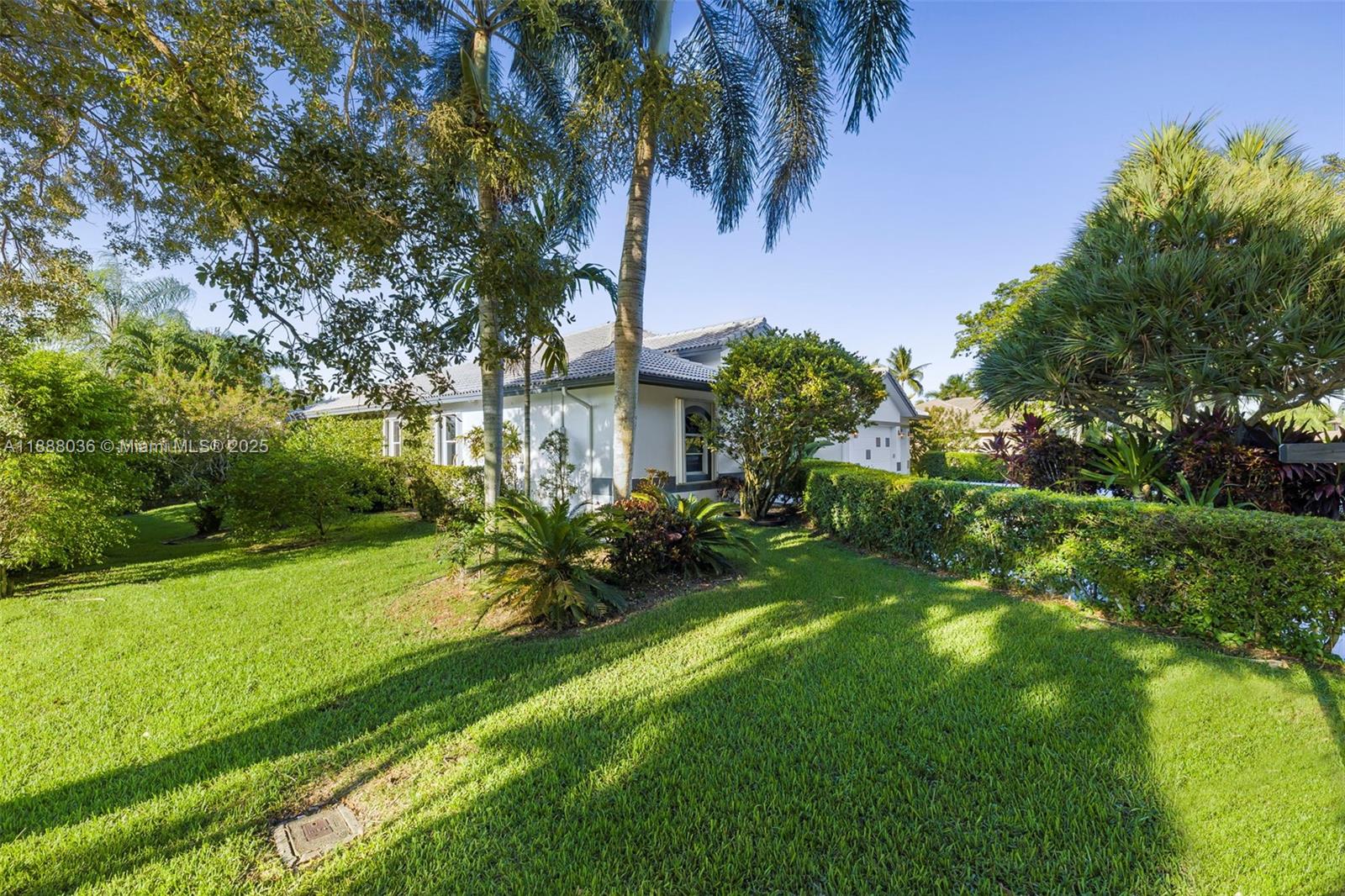 12555 Southwest 34th Place Davie, FL 33330 - Photo 15 of 73 a view of backyard of house with green space