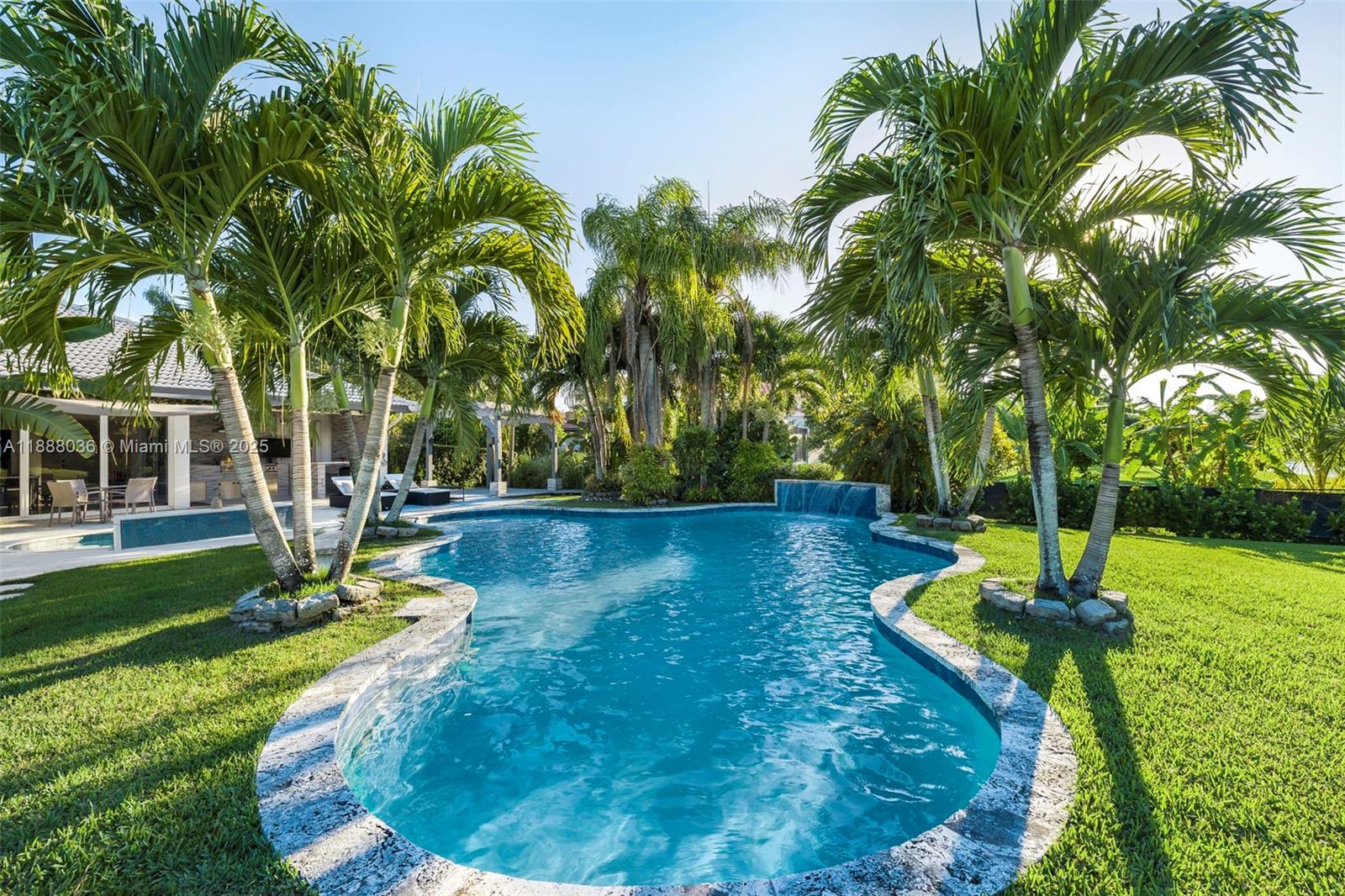 12555 Southwest 34th Place Davie, FL 33330 - Photo 35 of 73 a view of a backyard with swimming pool