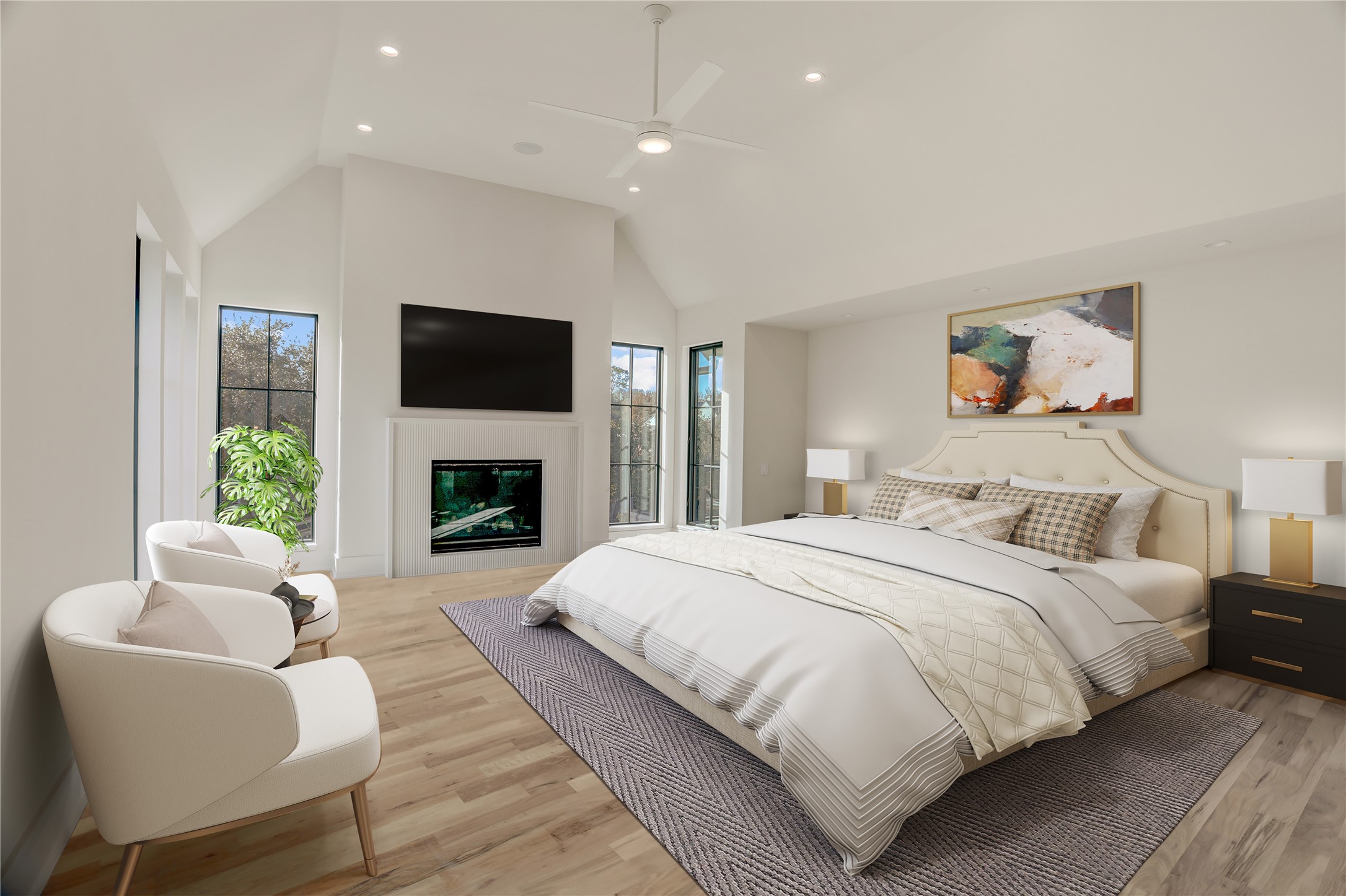 2250 Sunset Boulevard Houston, TX 77005 - Photo 19 of 40 Primary suite (virtually staged).