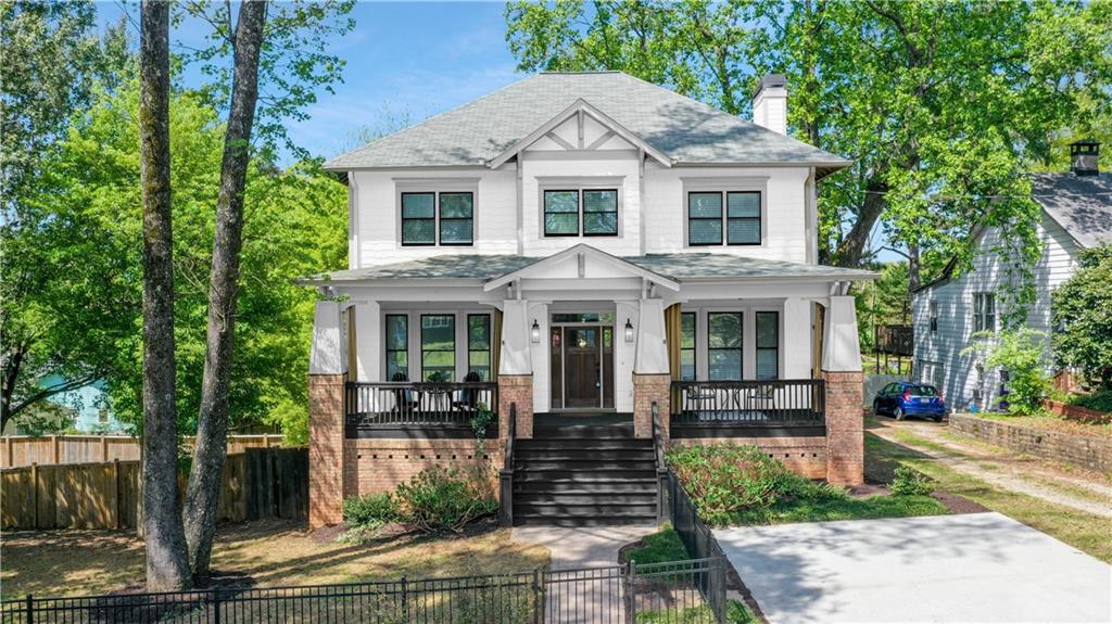 1081 Gilbert Street Southeast Atlanta, GA 30316 - Photo 1 of 1 a front view of a house with garden