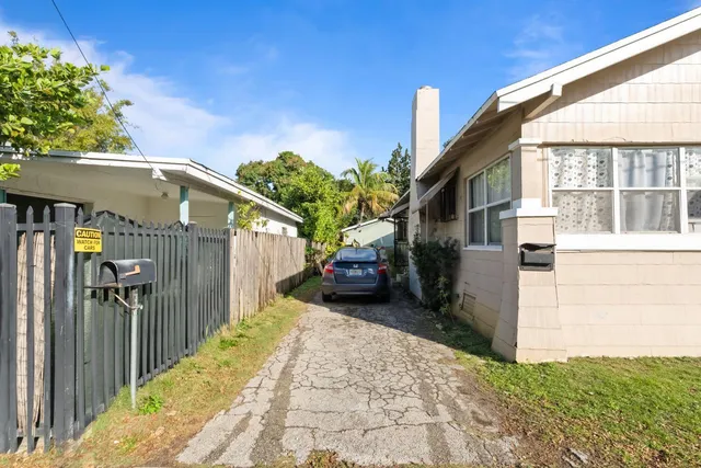 a view of a house with a pathway