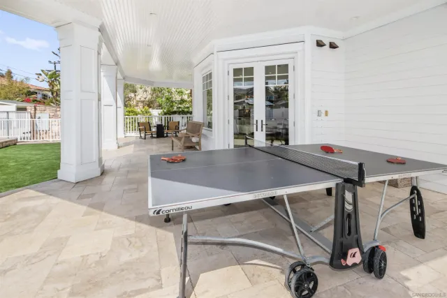 a bathroom with a bathtub and a toilet