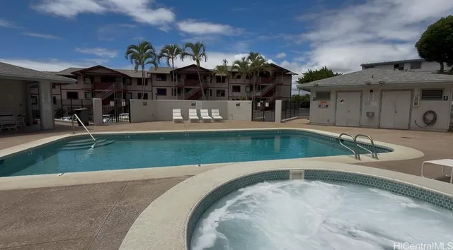 an outdoor space view with a sitting space