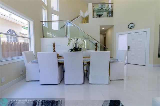 a view of living room and furniture