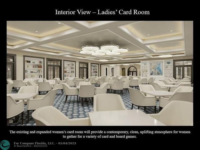 a view of gallery with wooden floor