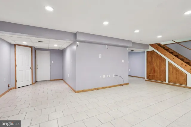 a view of an empty room