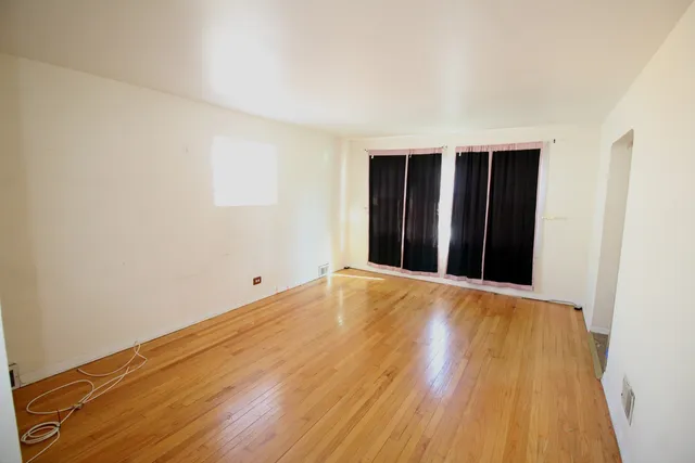wooden floor in an empty room