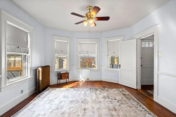 a view of livingroom with furniture and window