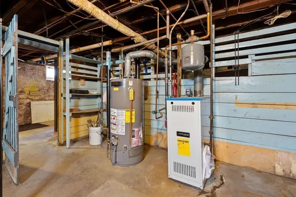 a view of storage and utility room