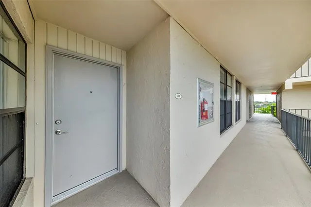 a hallway with kids room