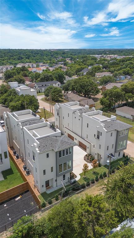 1031 Mobile Street Dallas, TX 75208 - Photo 28 of 28 an aerial view of a house with a garden