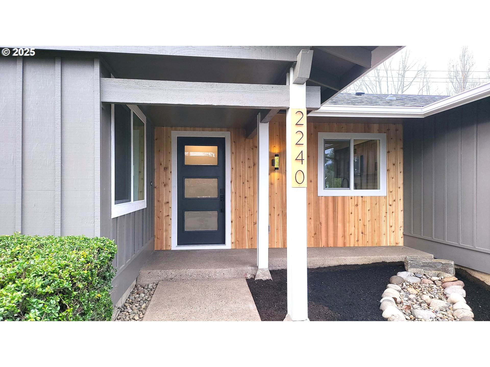 2240 Providence Street Eugene, OR 97401 - Photo 2 of 28 a black and white photo of a house