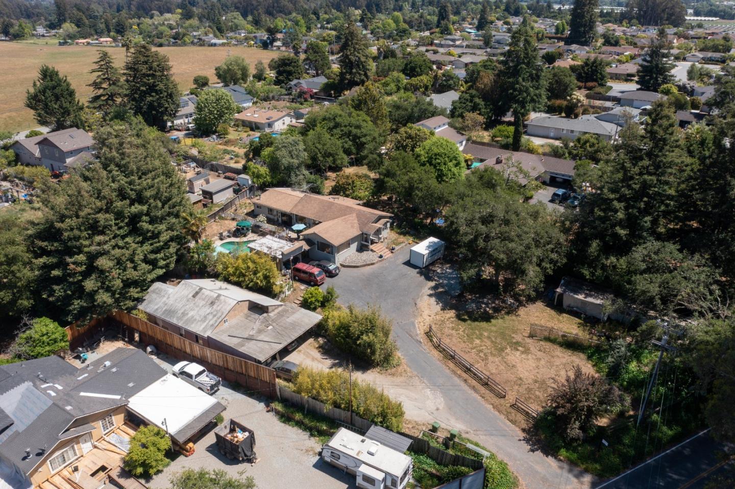 41 Varni Road Watsonville, CA 95076 - Photo 48 of 59 an aerial view of a house with a yard