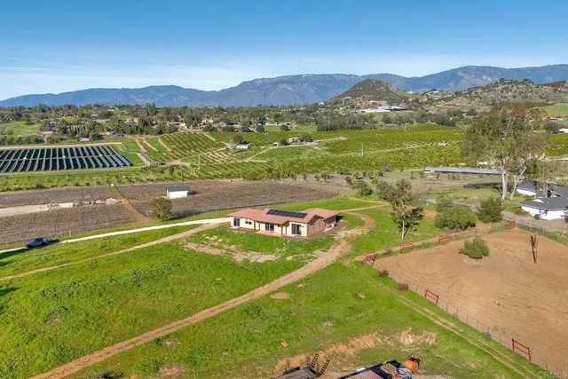 a view of a city with an outdoor space