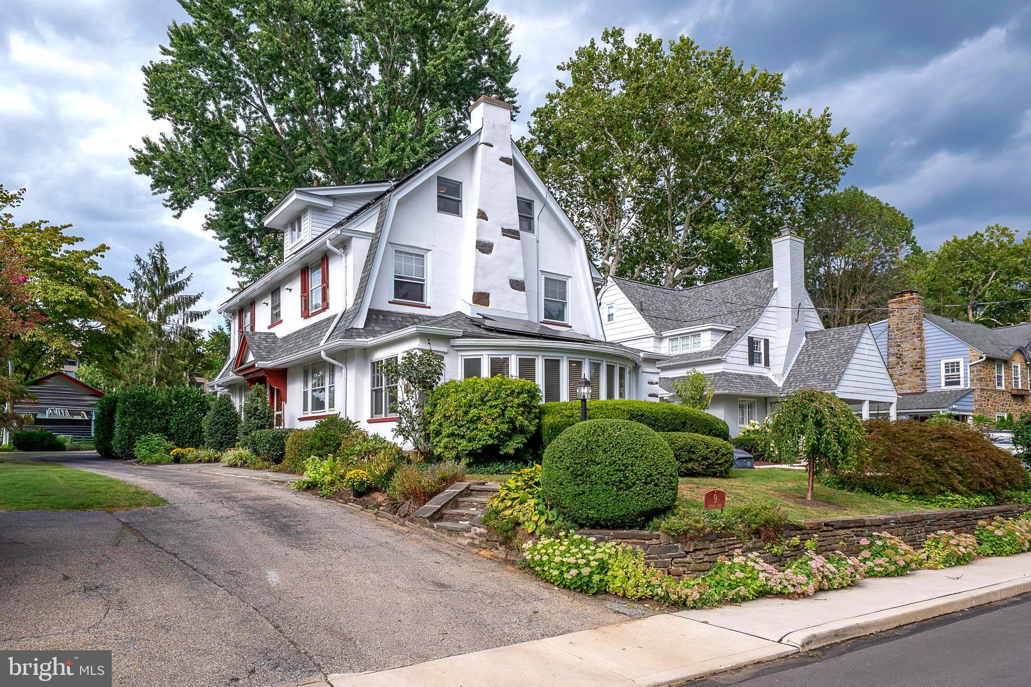 9 Shirley Road Narberth, PA 19072 - Photo 3 of 87 a view of a front of house with a yard