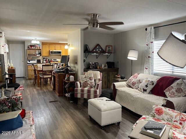 303 South Recker Road Mesa, AZ 85206 - Photo 7 of 28 living room to kitchen 2
