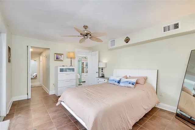 a view of road with large trees