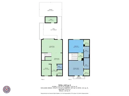 a picture of a floor plan