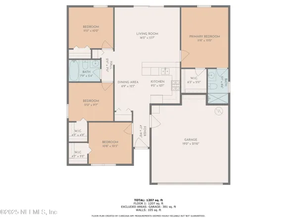 $1,850 | 312 Turtle Dove Drive, Orange Park, FL 32073