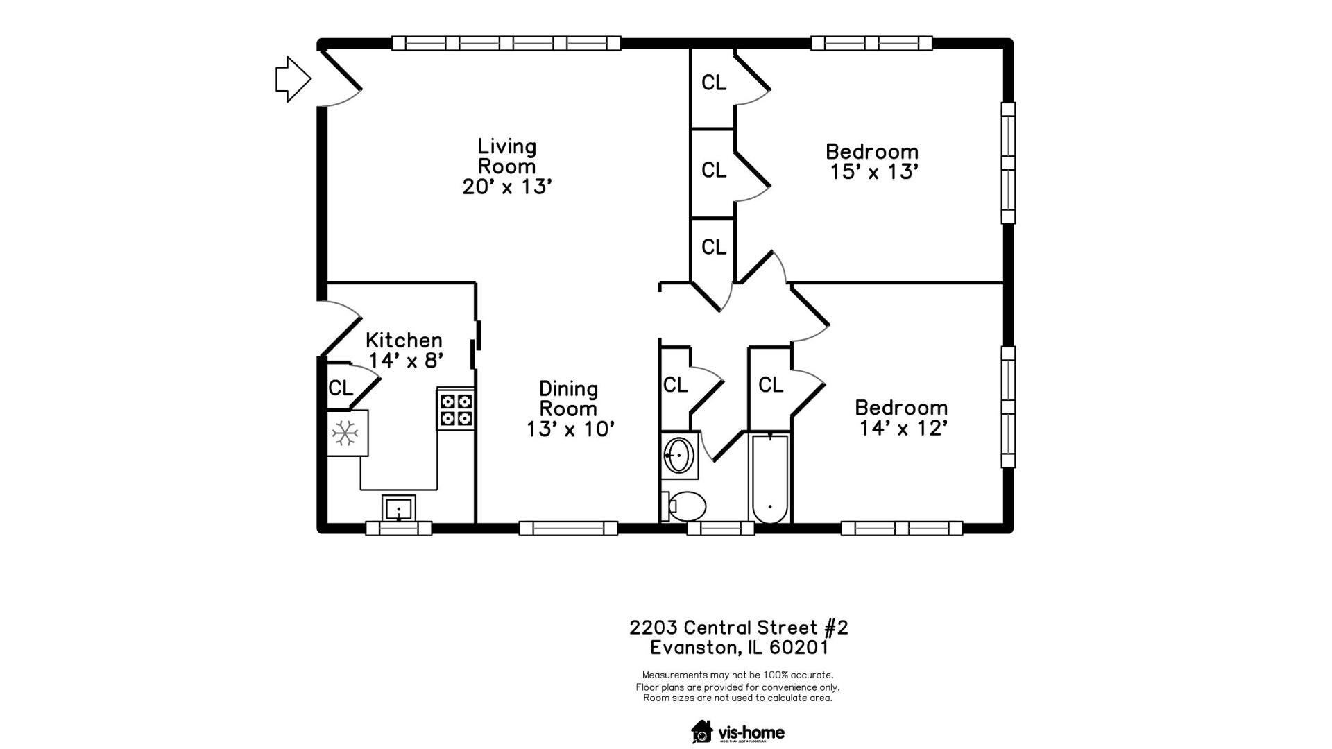 2203 Central Street, Unit 2 Evanston, IL 60201 - Photo 15 of 16