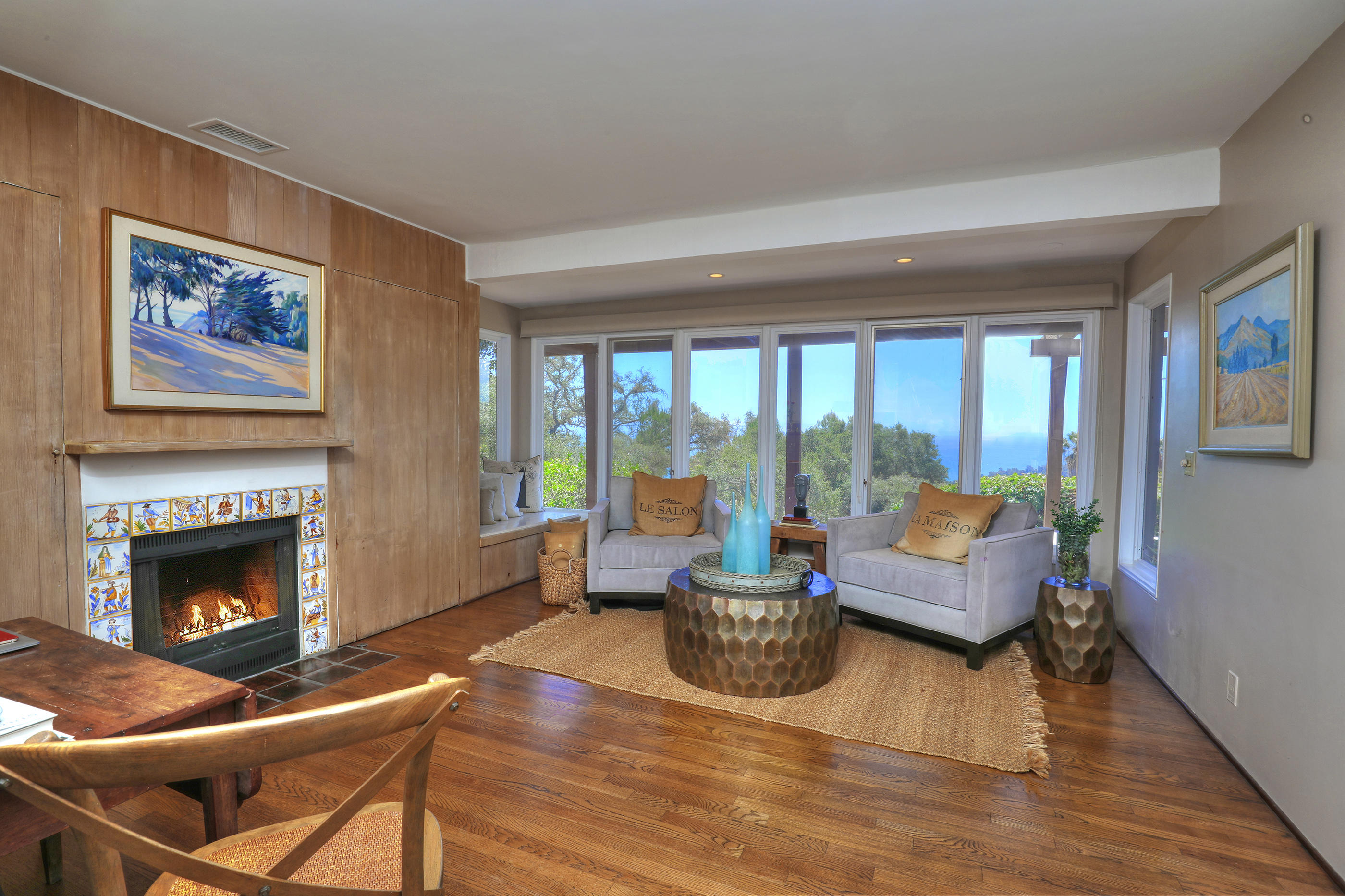 1986 Arriba Street Carpinteria, CA 93013 - Photo 14 of 35 a living room with furniture and a fireplace