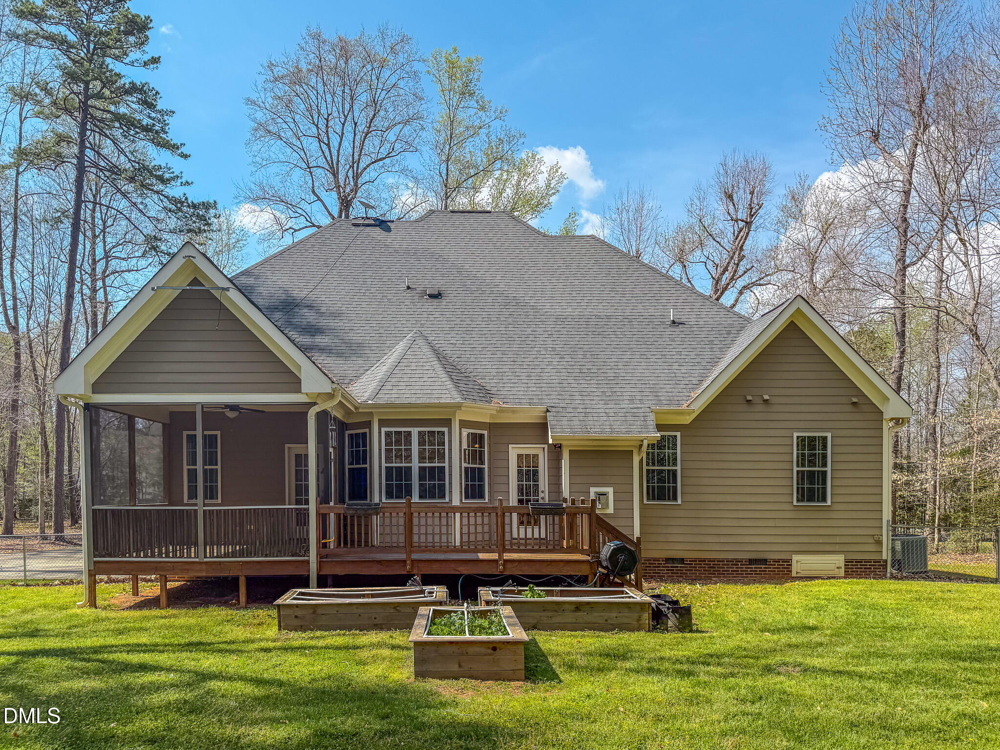 128 Cardens Cove Road Timberlake, NC 27583 - Photo 19 of 54 a view of a house with a swimming pool
