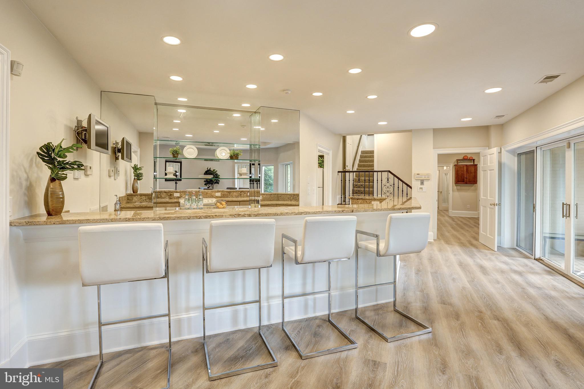 8313 Persimmon Tree Road Bethesda, MD 20817 - Photo 39 of 53 Lower Level Bar
