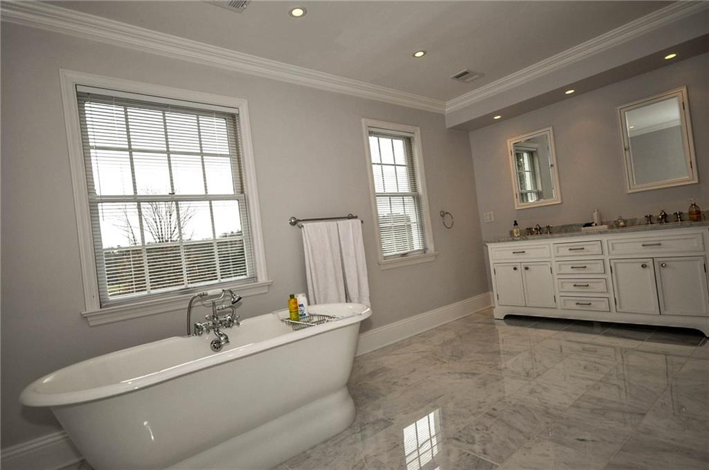 815 Fox Chapel Road Fox Chapel, PA 15238 - Photo 15 of 25 Lots of area to add anything you may want to in this beautiful bath. Soft shades highlight the light and bright room.