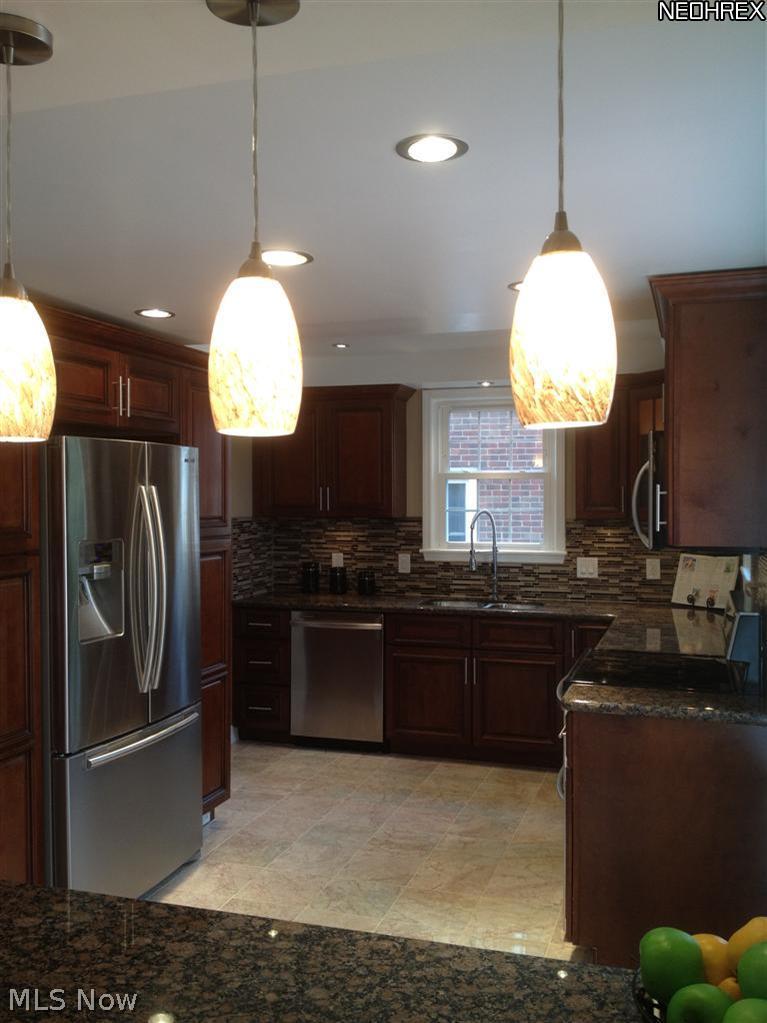 3825 Bushnell Road Cleveland, OH 44118 - Photo 7 of 25 Kitchen with Top of Line Stainless Steel Appliances