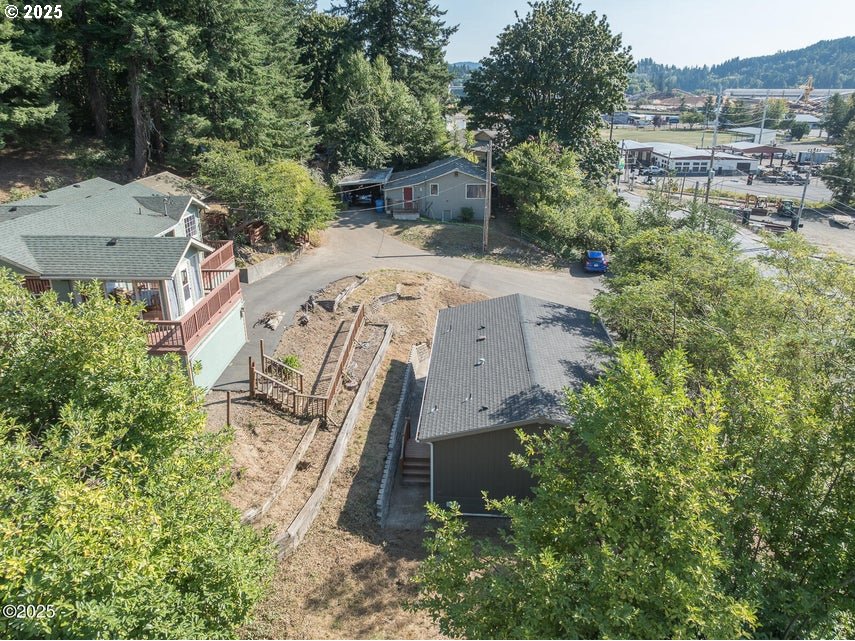 150 Northwest 5th Street Toledo, OR 97391 - Photo 20 of 26 an aerial view of residential house with outdoor space