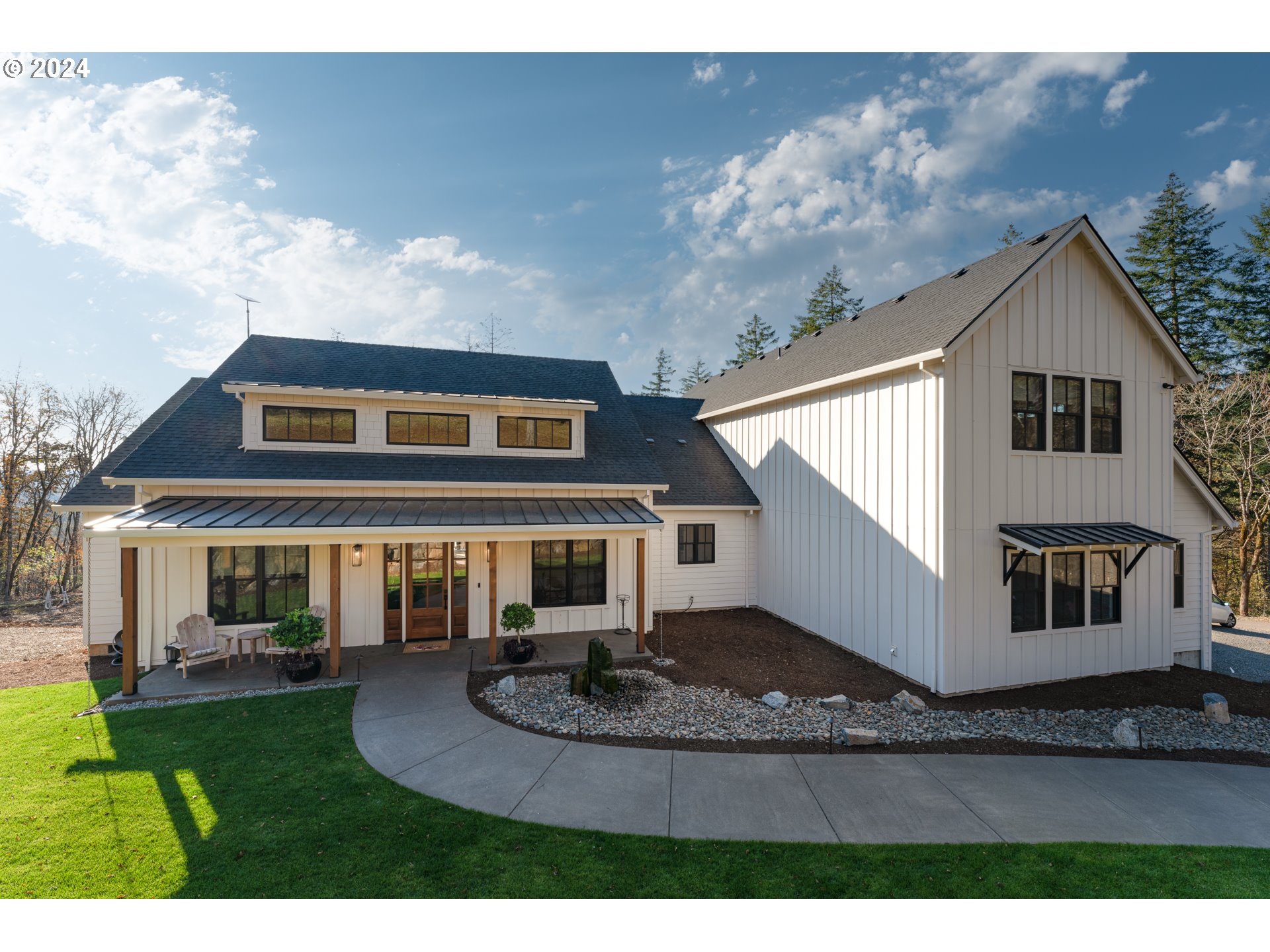 0 Northeast Old Parrett Mountain Road Newberg, OR 97132 - Photo 11 of 48 a view of house with a yard