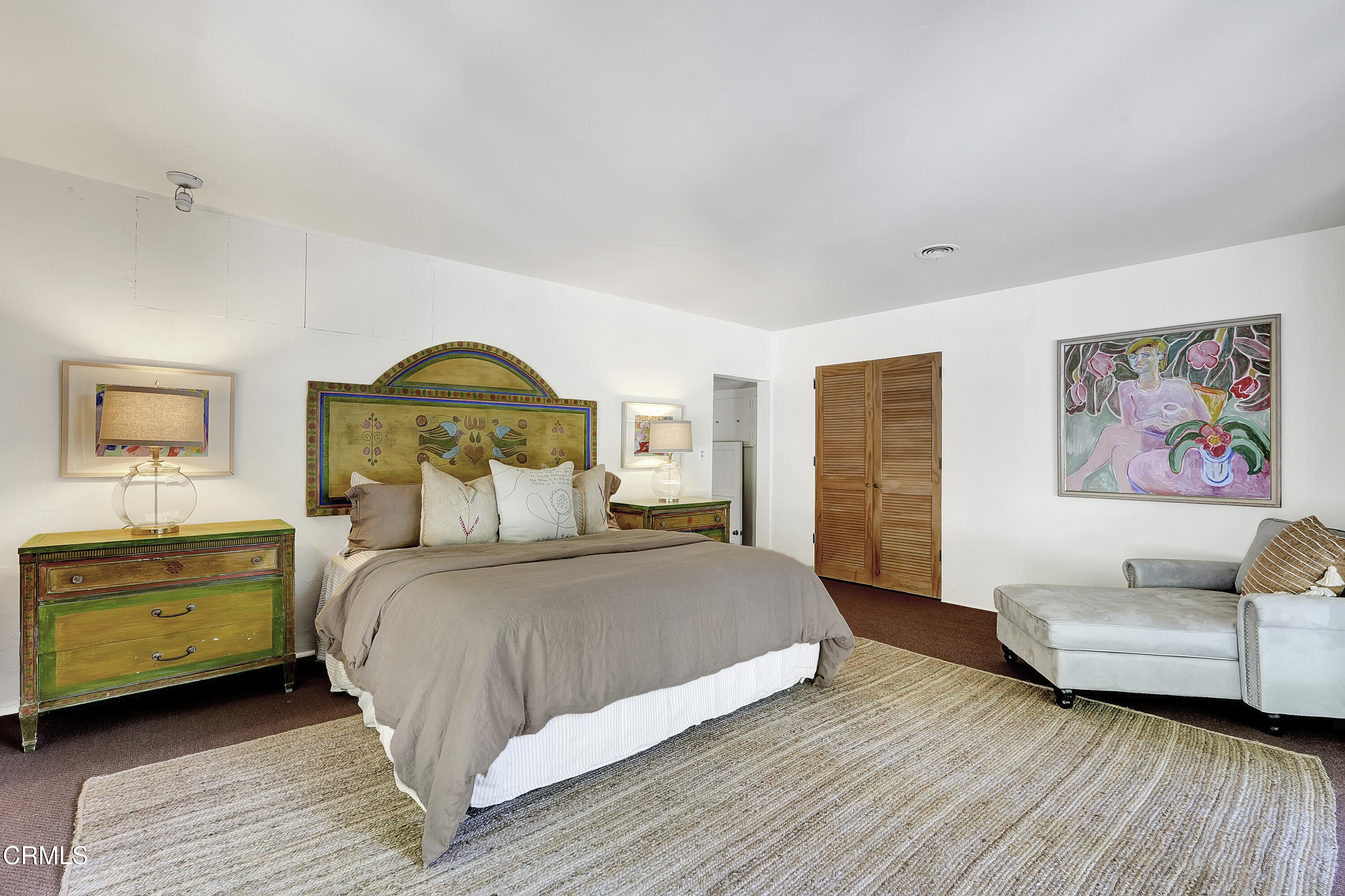 12615 Koenigstein Road Santa Paula, CA 93060 - Photo 19 of 41 a bedroom with a bed and a couch