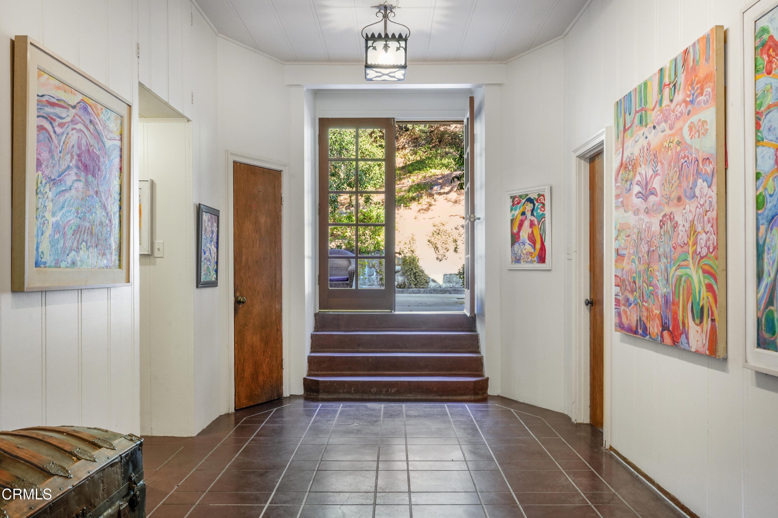 12615 Koenigstein Road Santa Paula, CA 93060 - Photo 28 of 41 a view of a hallway with entryway window and front door