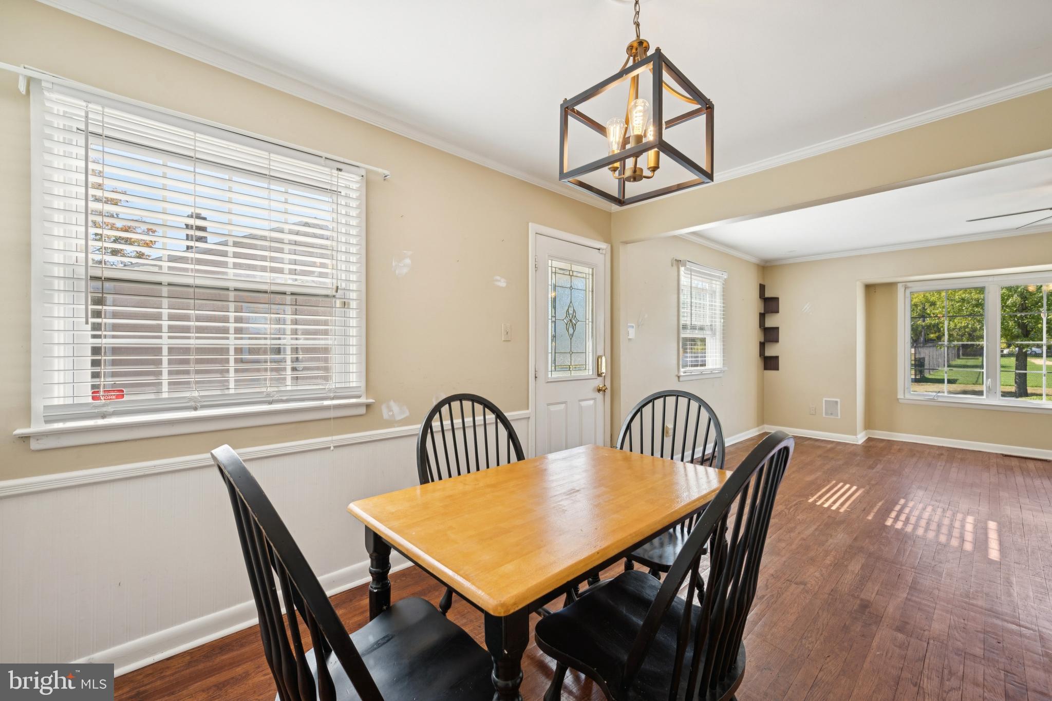321 Juniata Avenue Delran, NJ 08075 - Photo 8 of 25 a view of a a dining room with furniture window and wooden floor