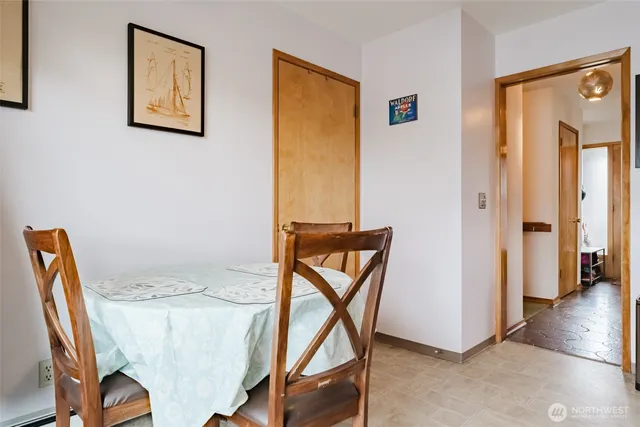 a view of room with furniture and a window