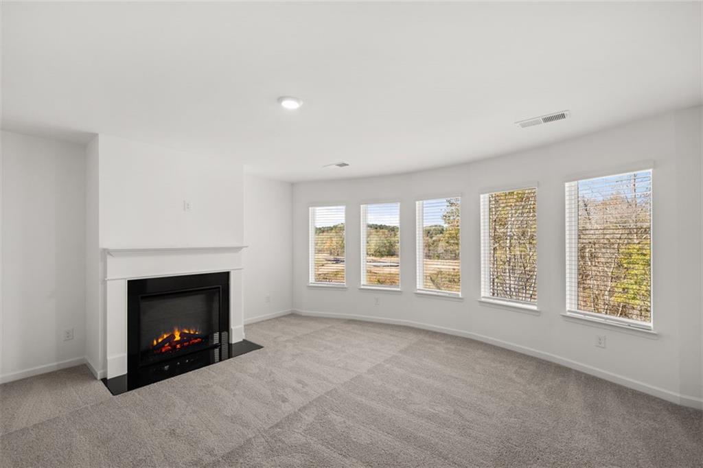1787 Goodwin Drive Hampton, GA 30228 - Photo 30 of 55 a view of an empty room with a fireplace and a window