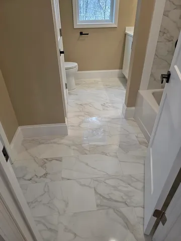 a view of a bathroom