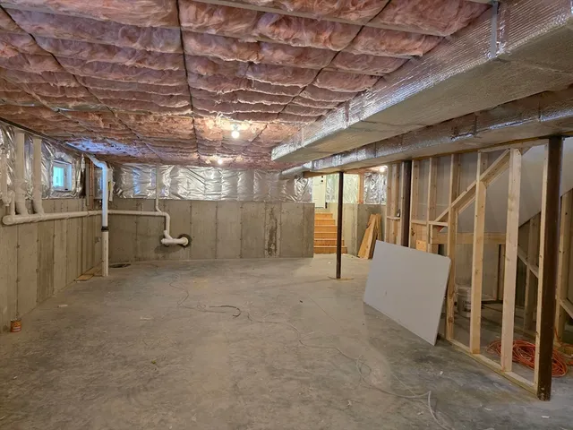 a view of storage and utility room