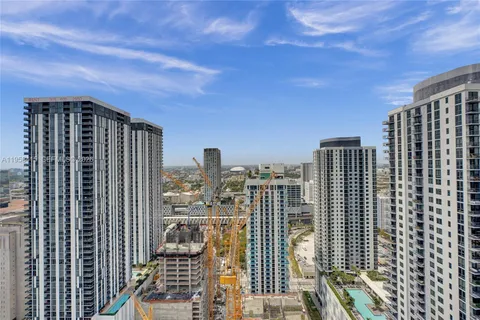 a view of balcony with city view