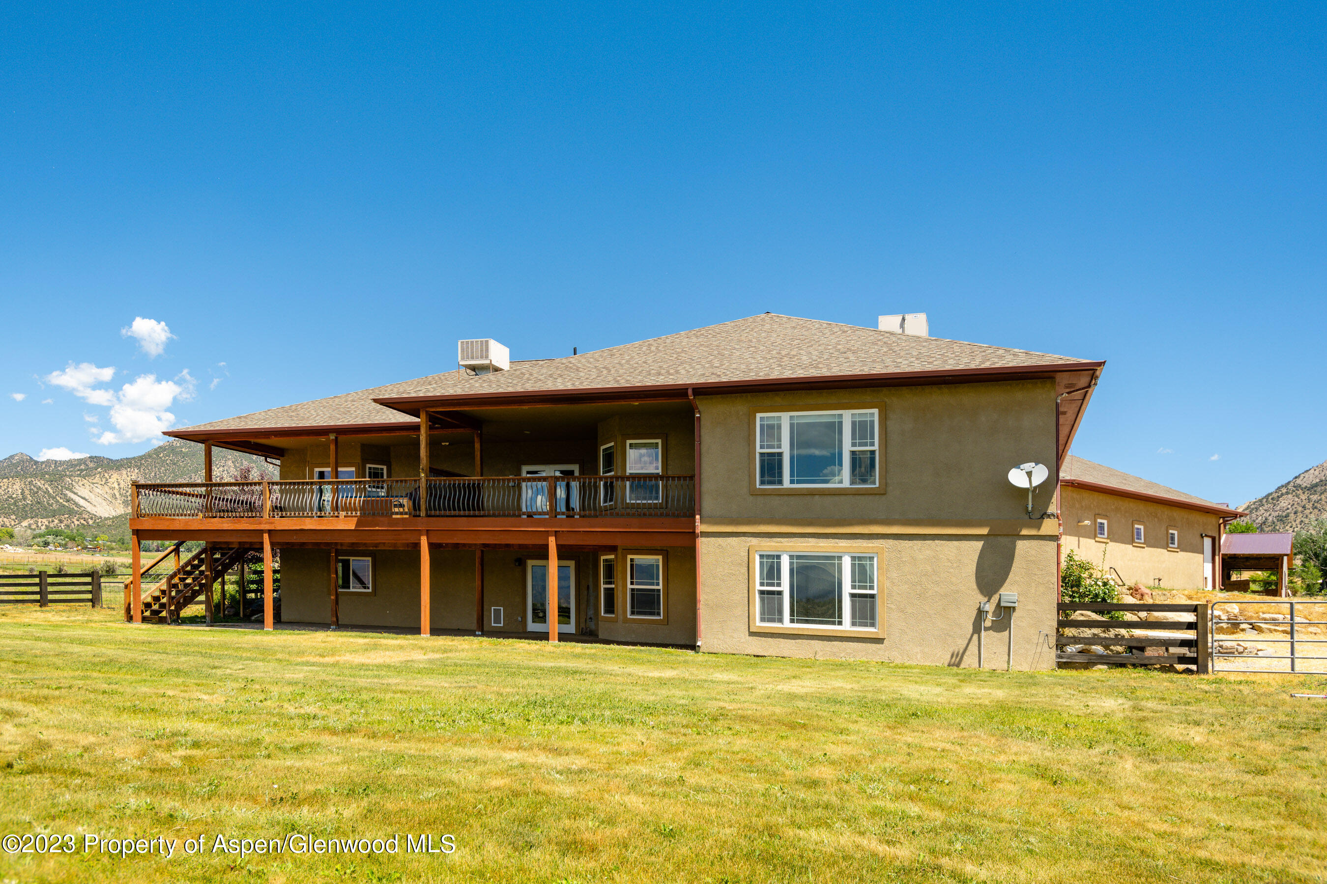 1148 County Road 237 Silt, CO 81652 - Photo 52 of 80 a front view of a house with a garden