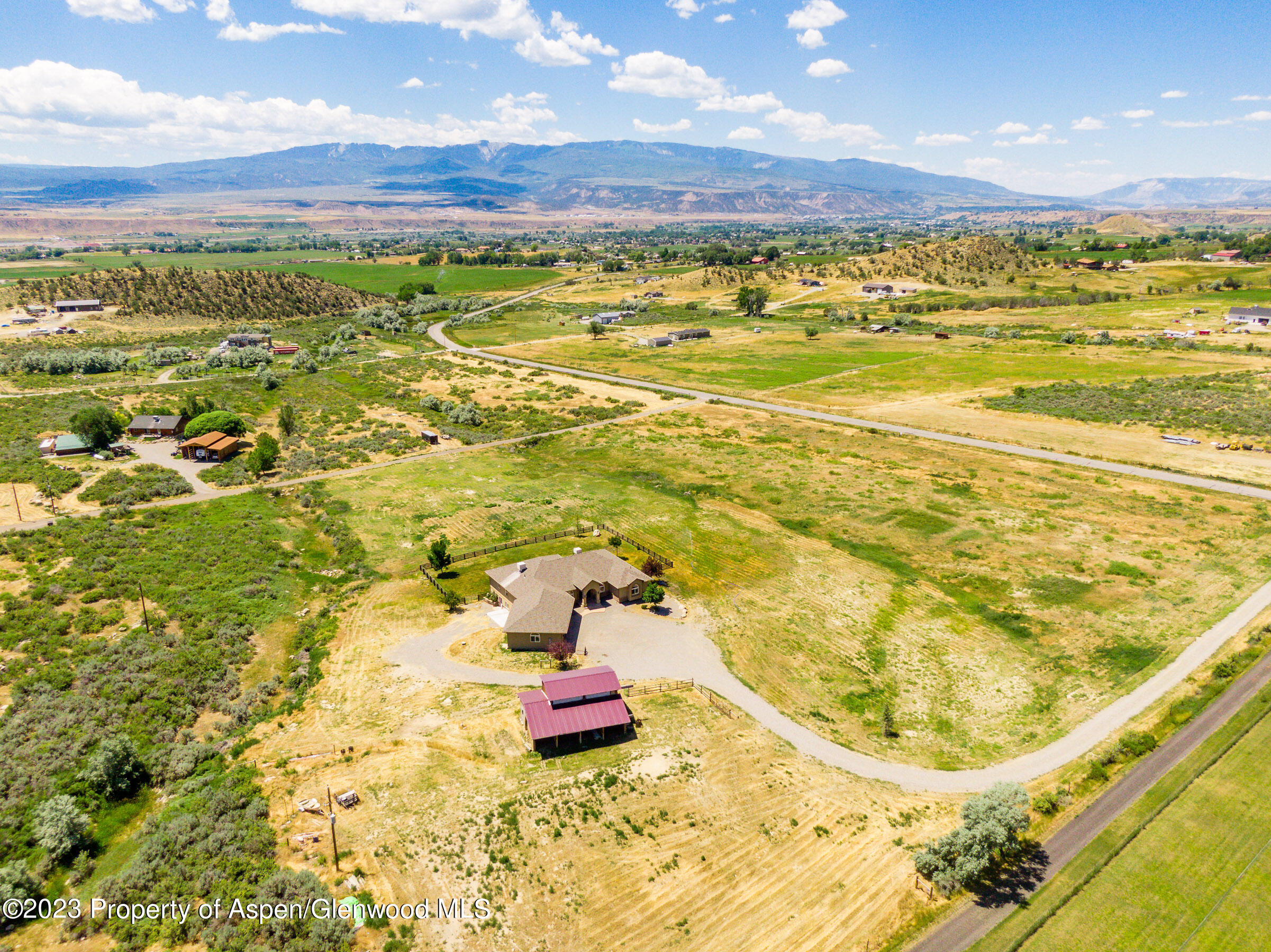 1148 County Road 237 Silt, CO 81652 - Photo 64 of 80 a view of a swimming pool with an ocean view