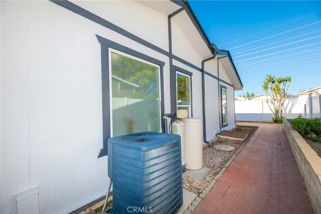 a view of a house with a patio