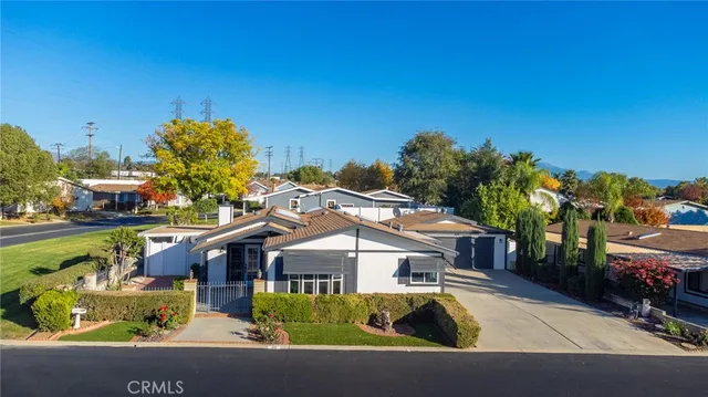 a view of an ocean and a mountain